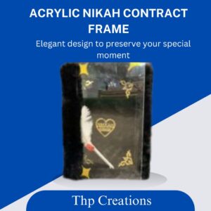 premium-black-fur-acrylic-nikah-contract-frame