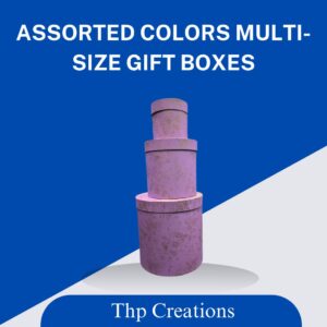 assorted colors multi size gift boxes